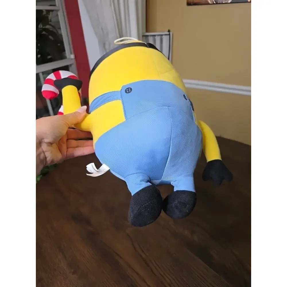 Despicable ME MINION PLUSH CHRISTMAS TOY W/ Candy Cane The Toy Factory 9